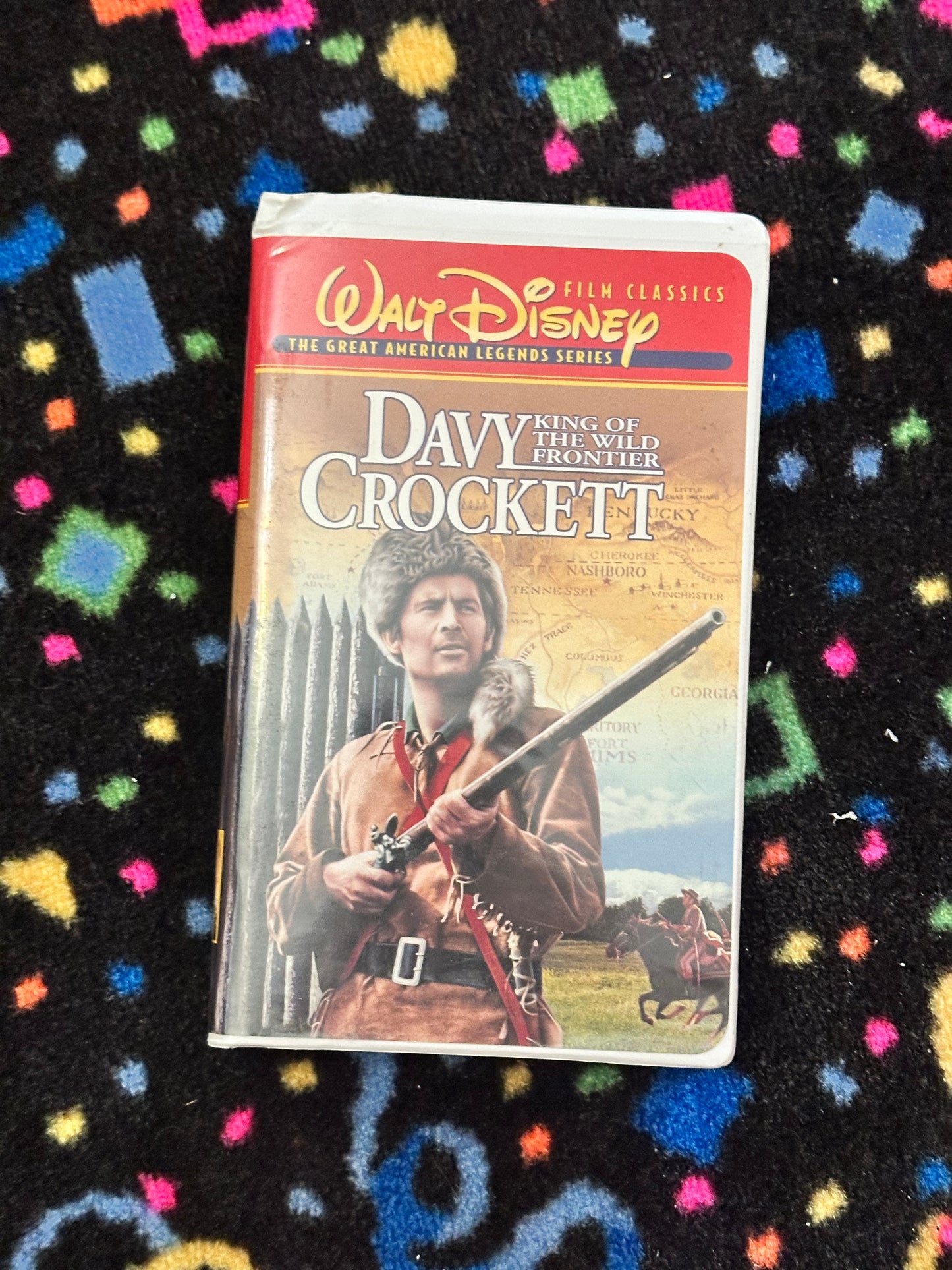 Davy Crockett king of the wild frontier VHS