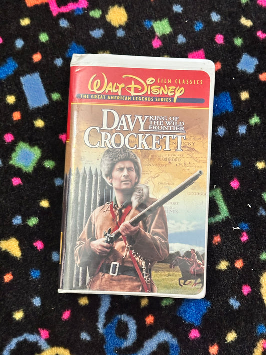 Davy Crockett king of the wild frontier VHS