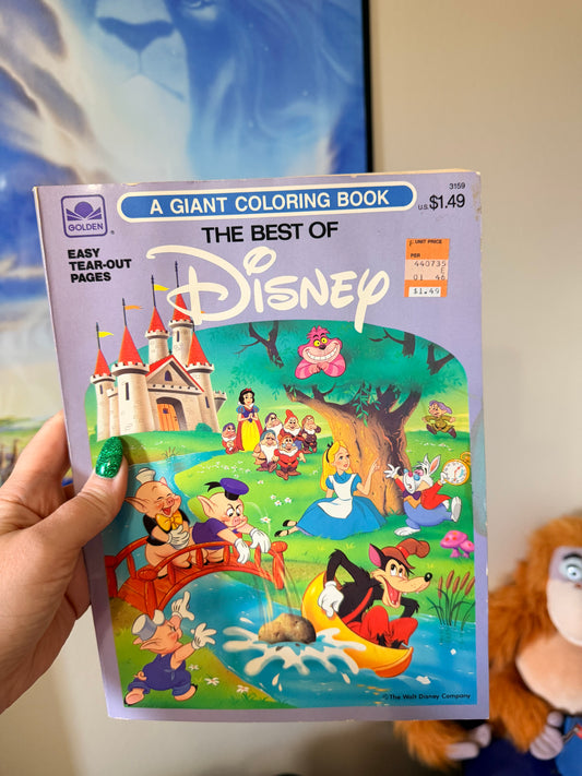 The best of Disney coloring books