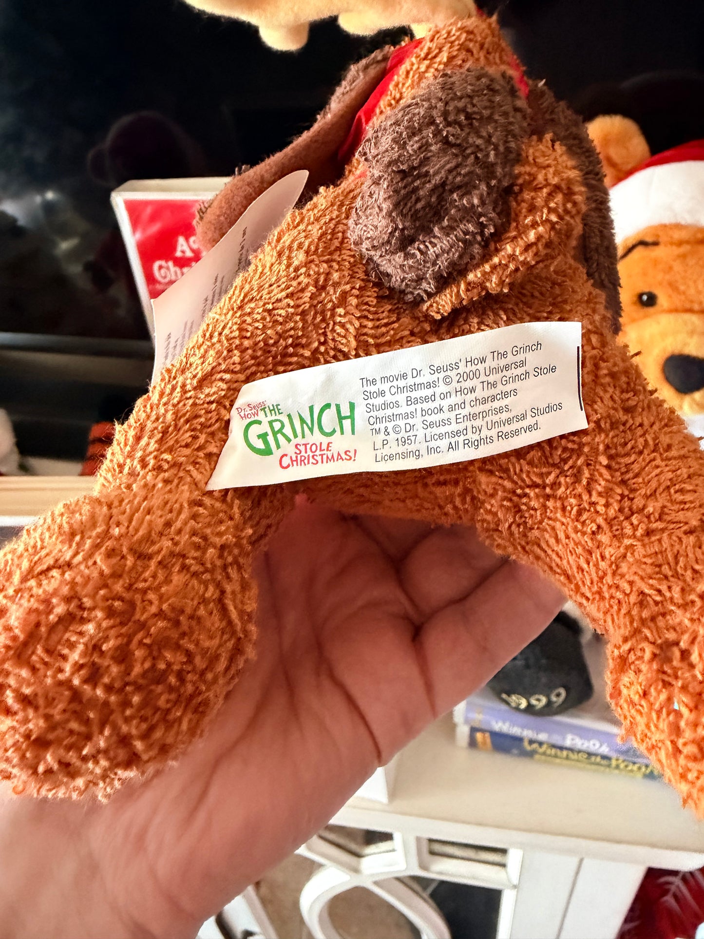 2000 Max How The Grinch Stole Christmas Plush