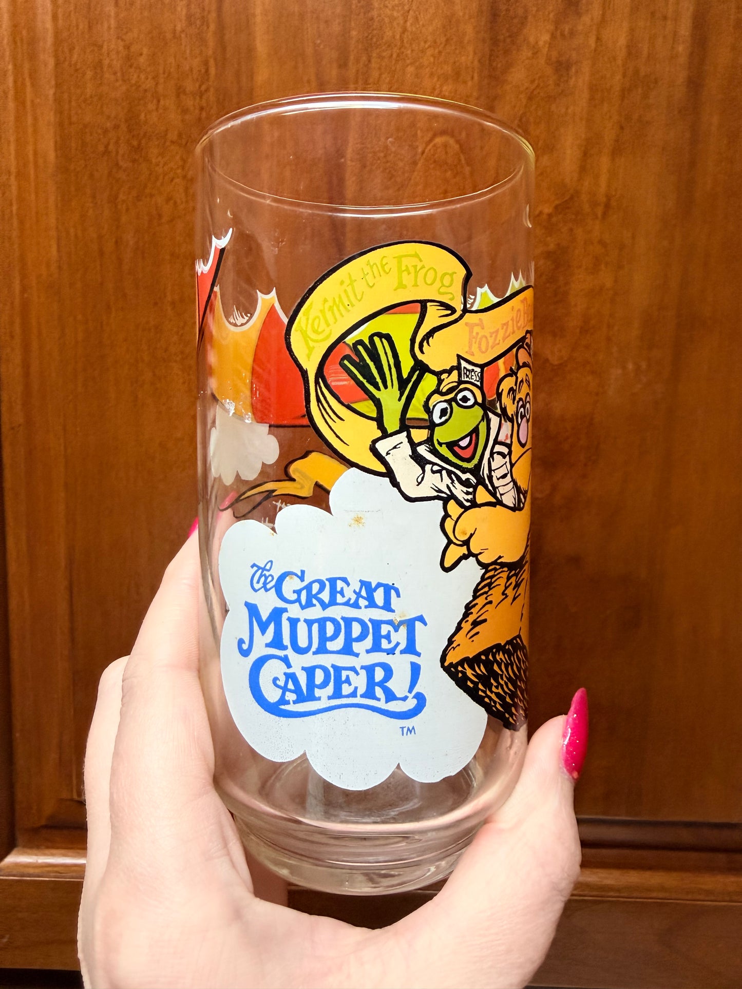 McDonald’s 1991 The Great Muppet Caper glass