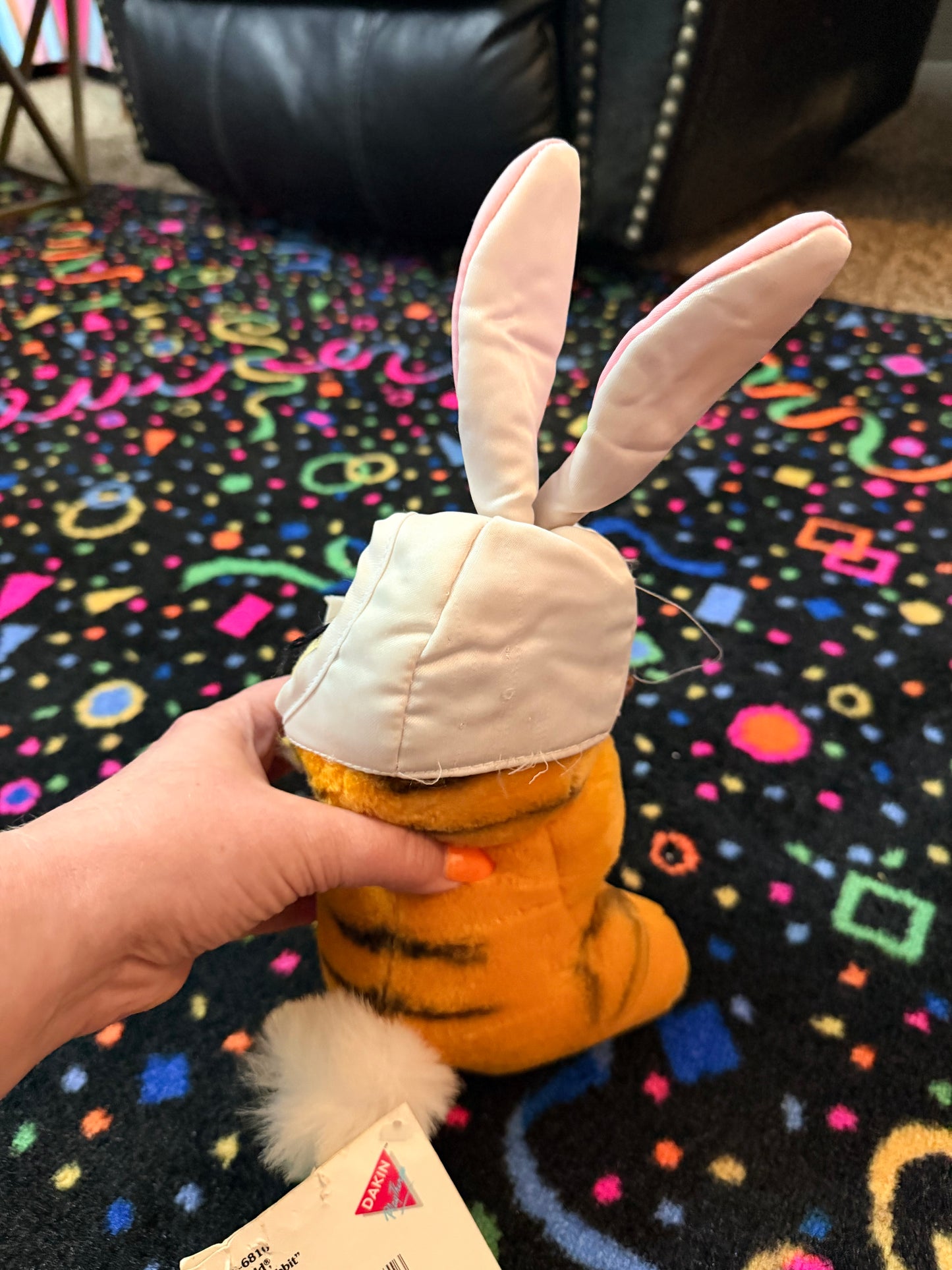 1981 Easter Garfield plush