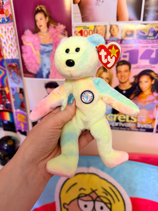Birthday Bear Beanie Baby