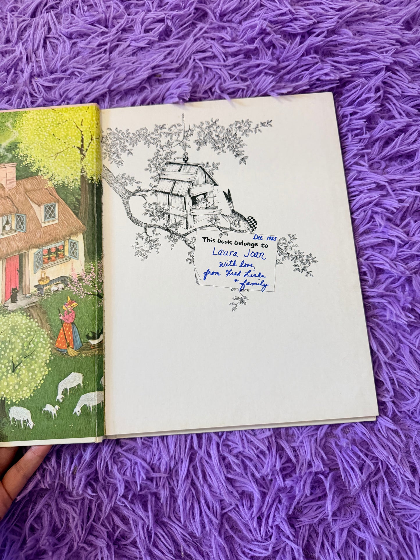 Mother Goose hardcover book