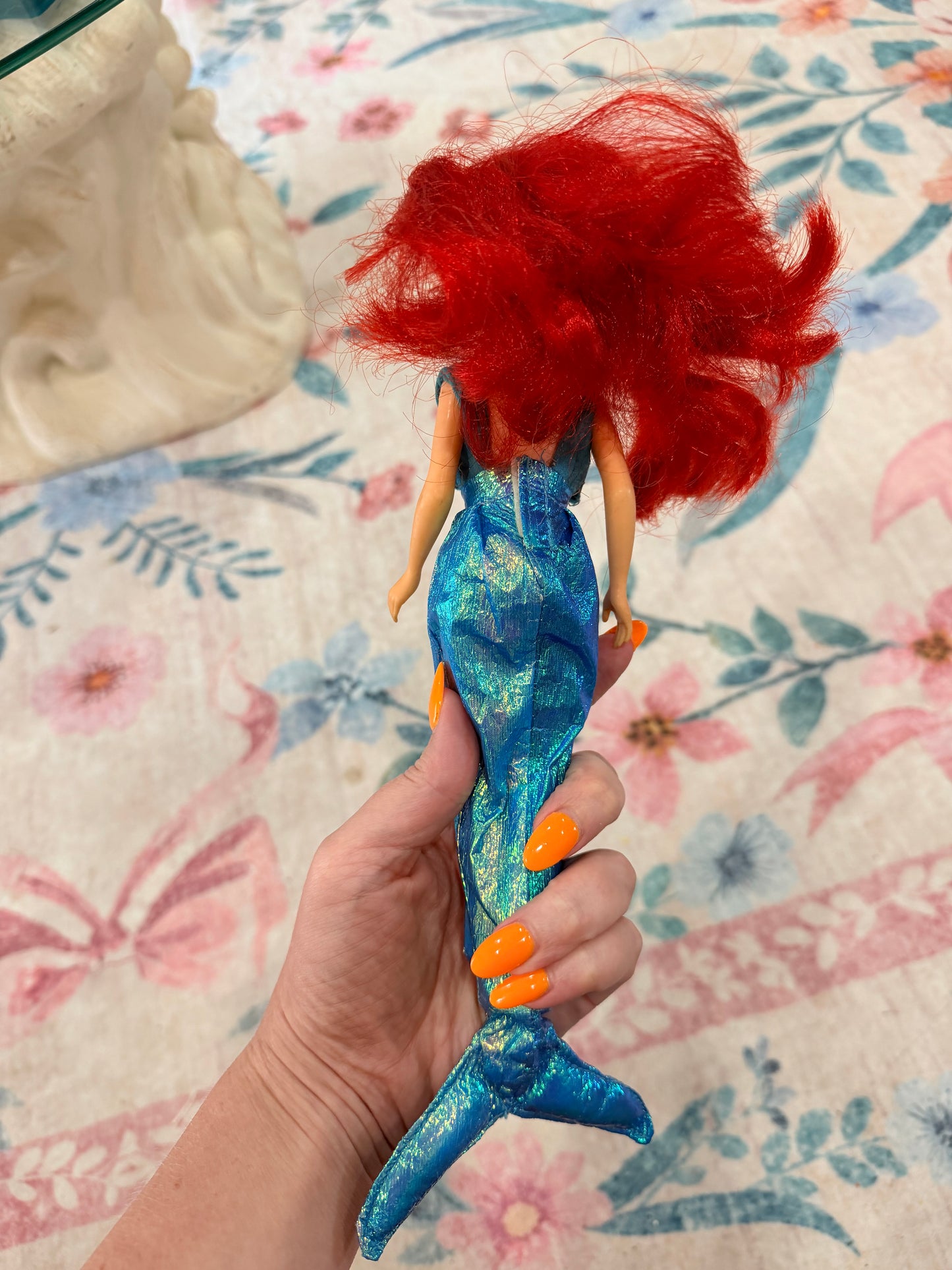 90’s Ariel Barbie with shimmery tail