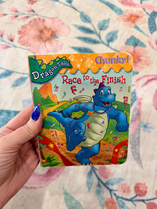 Dragon tales race to finish board book