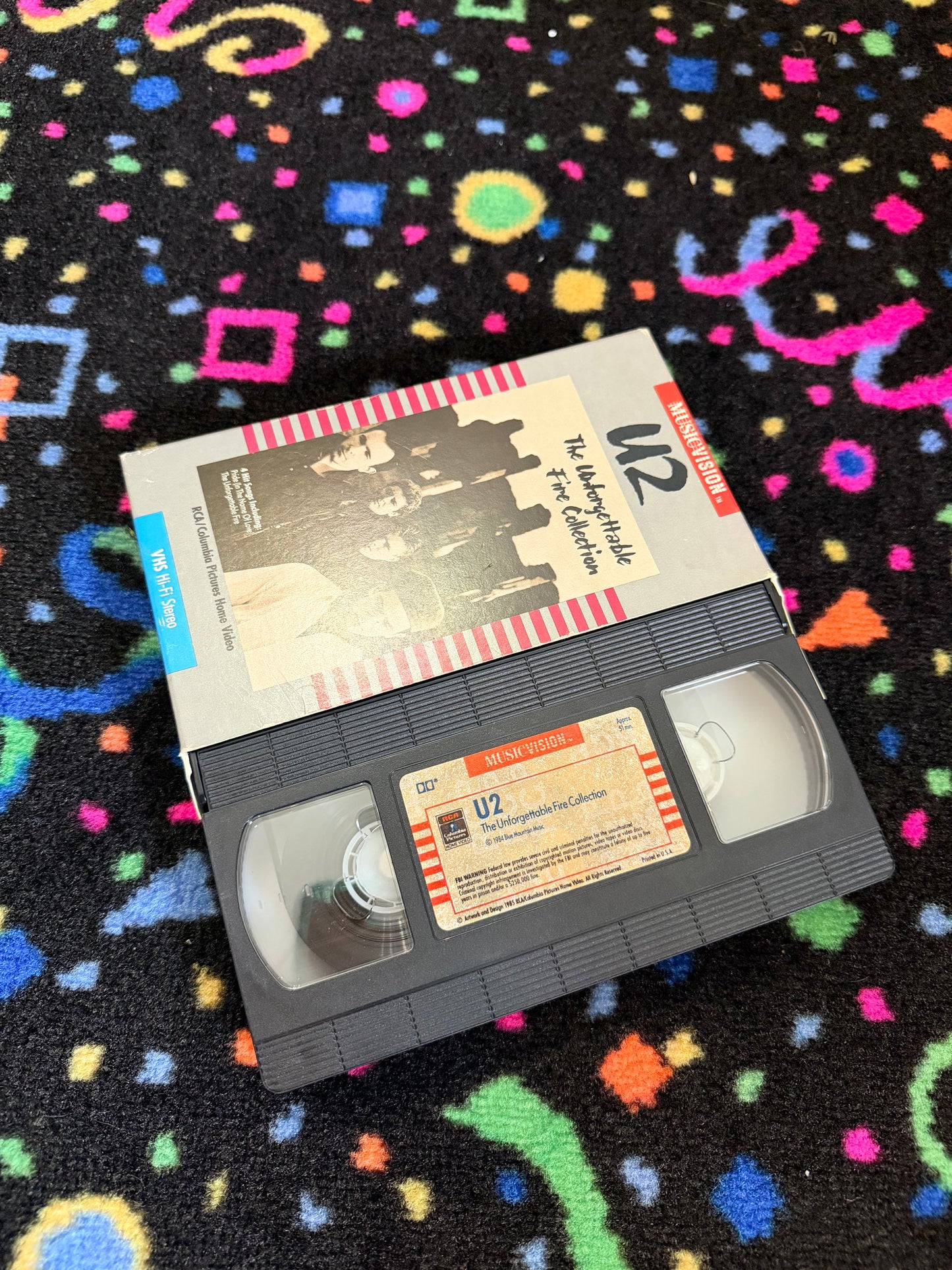 U2 The unforgettable Fire Collection vhs