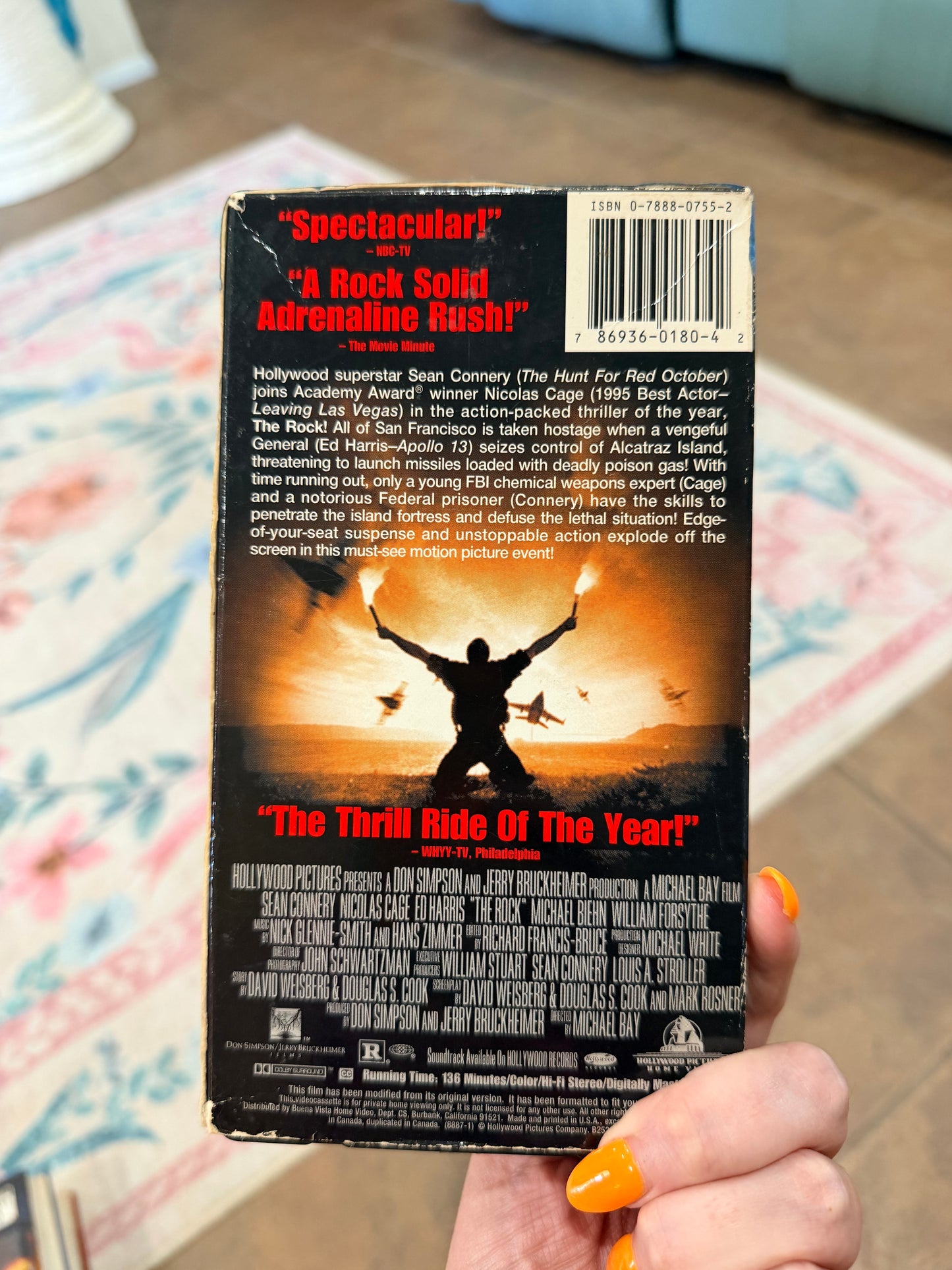 The rock vhs