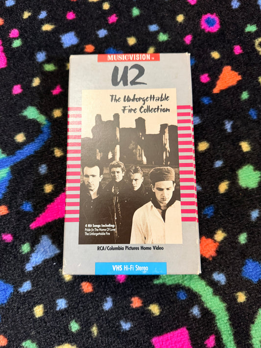 U2 The unforgettable Fire Collection vhs