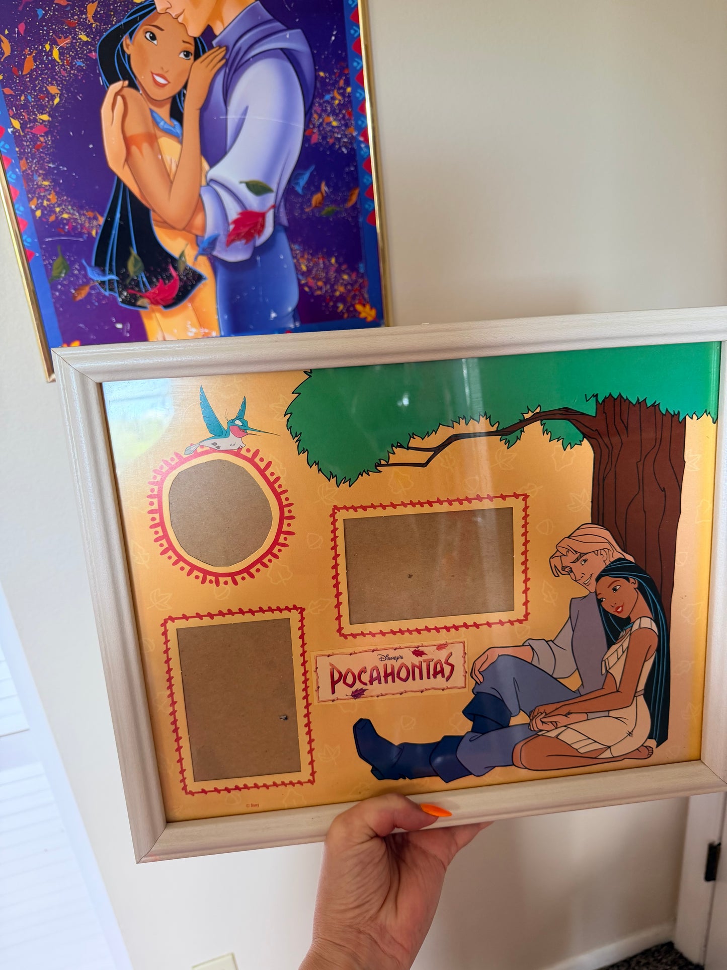 Vintage 90’s Pocahontas photo album frame