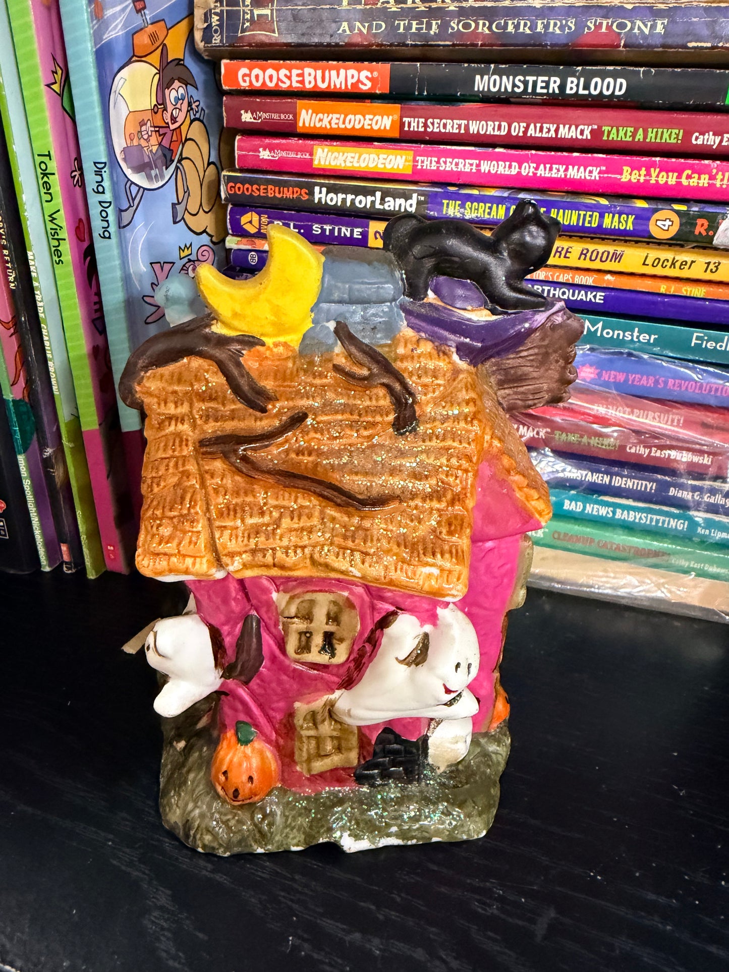 Vintage Halloween bakery display