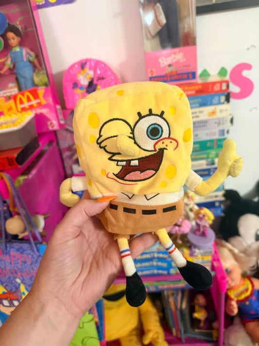 2004 SpongeBob thumbs up ty beanie baby