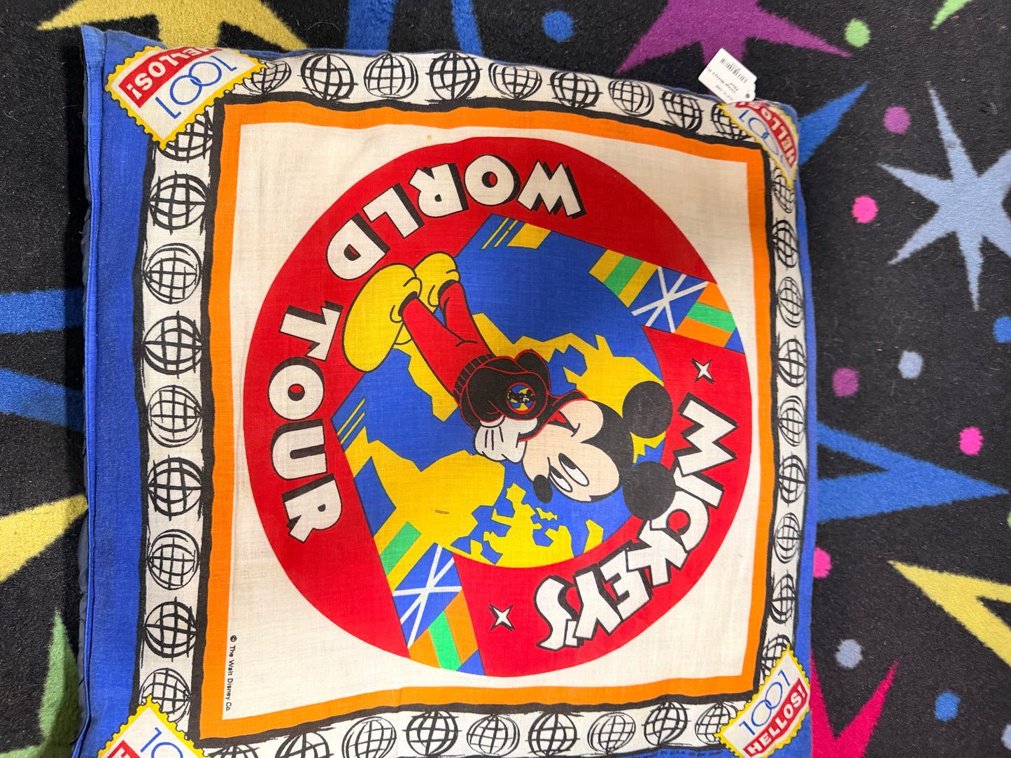 Mickey’s World Tour Pillow