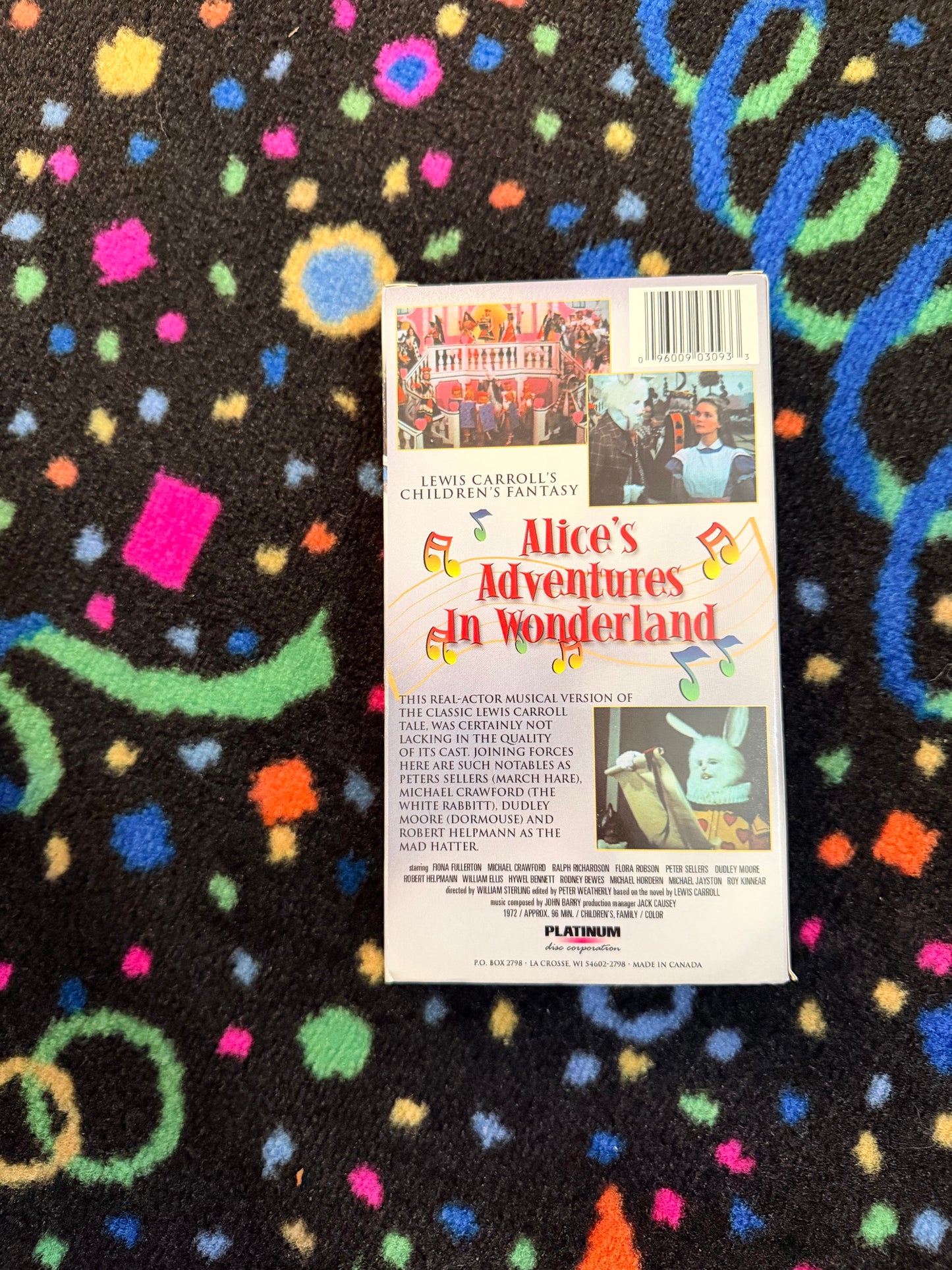 Alice’s Adventures In Wonderland VHS