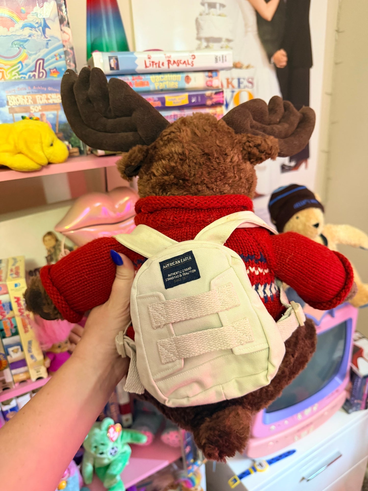 American Eagle Moose plush