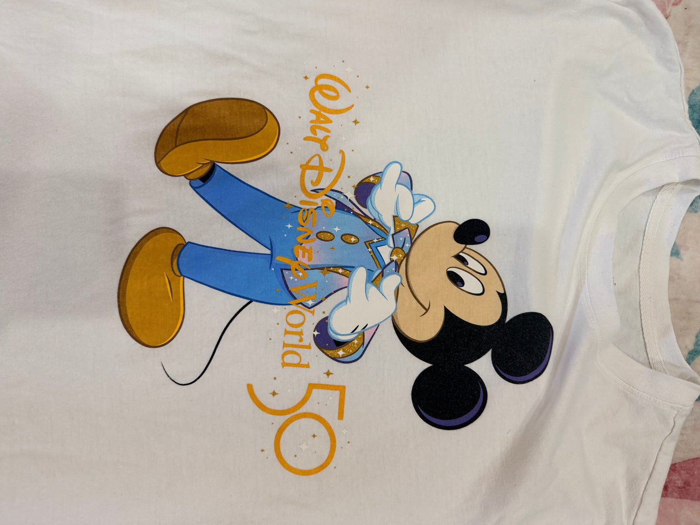 Disney world 50th anniversary tee - around a size small