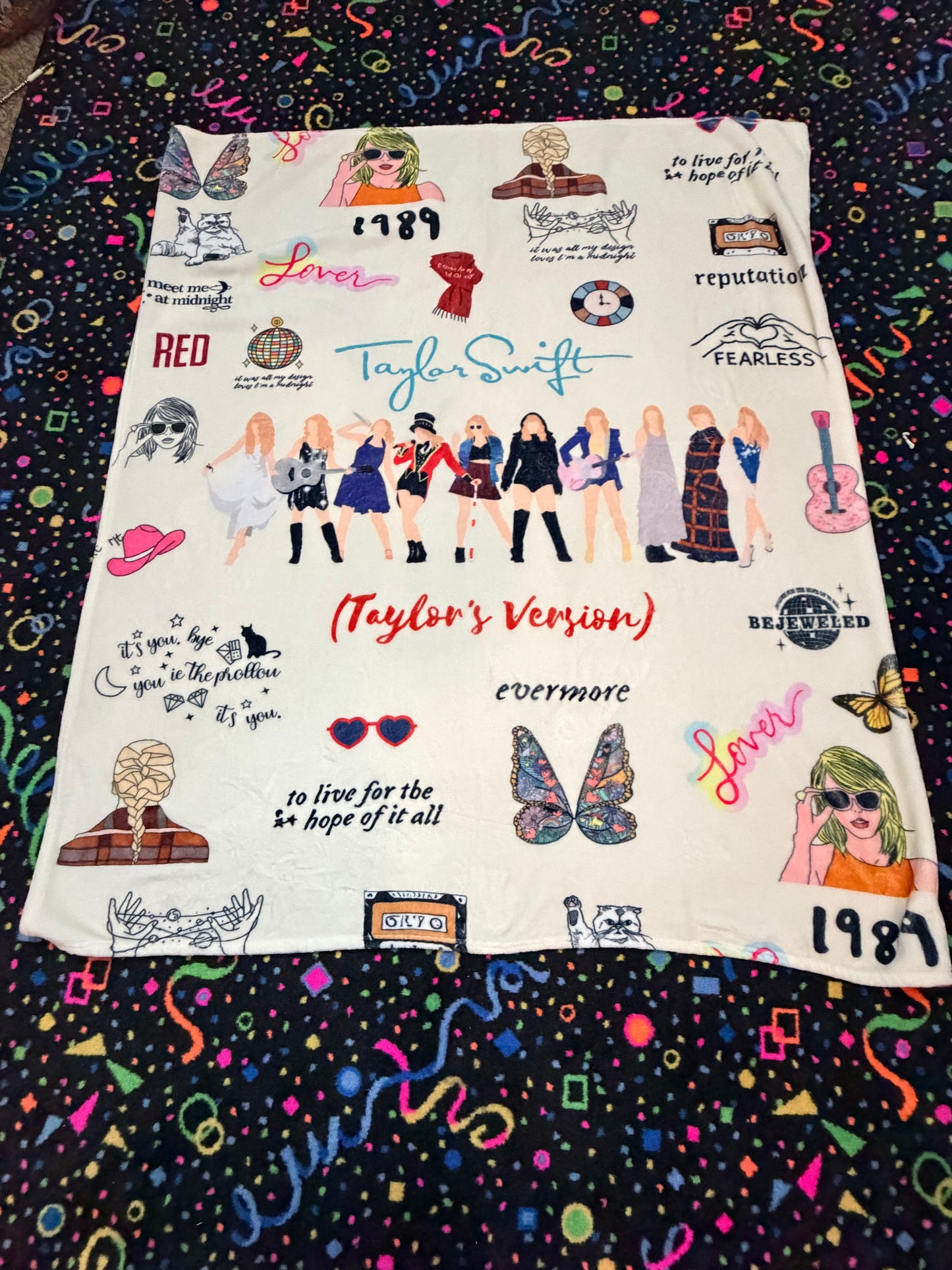Taylor Swift Eras blanket
