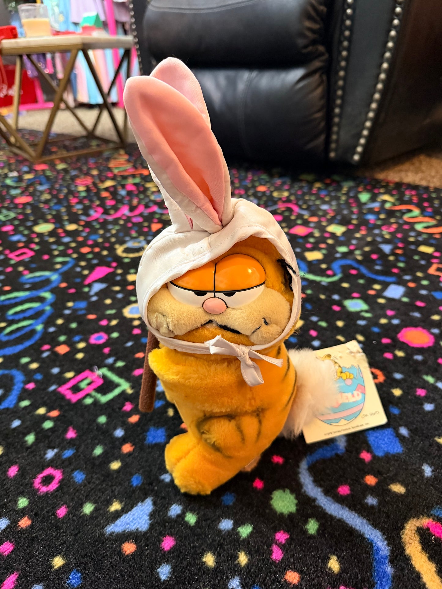 1981 Easter Garfield plush