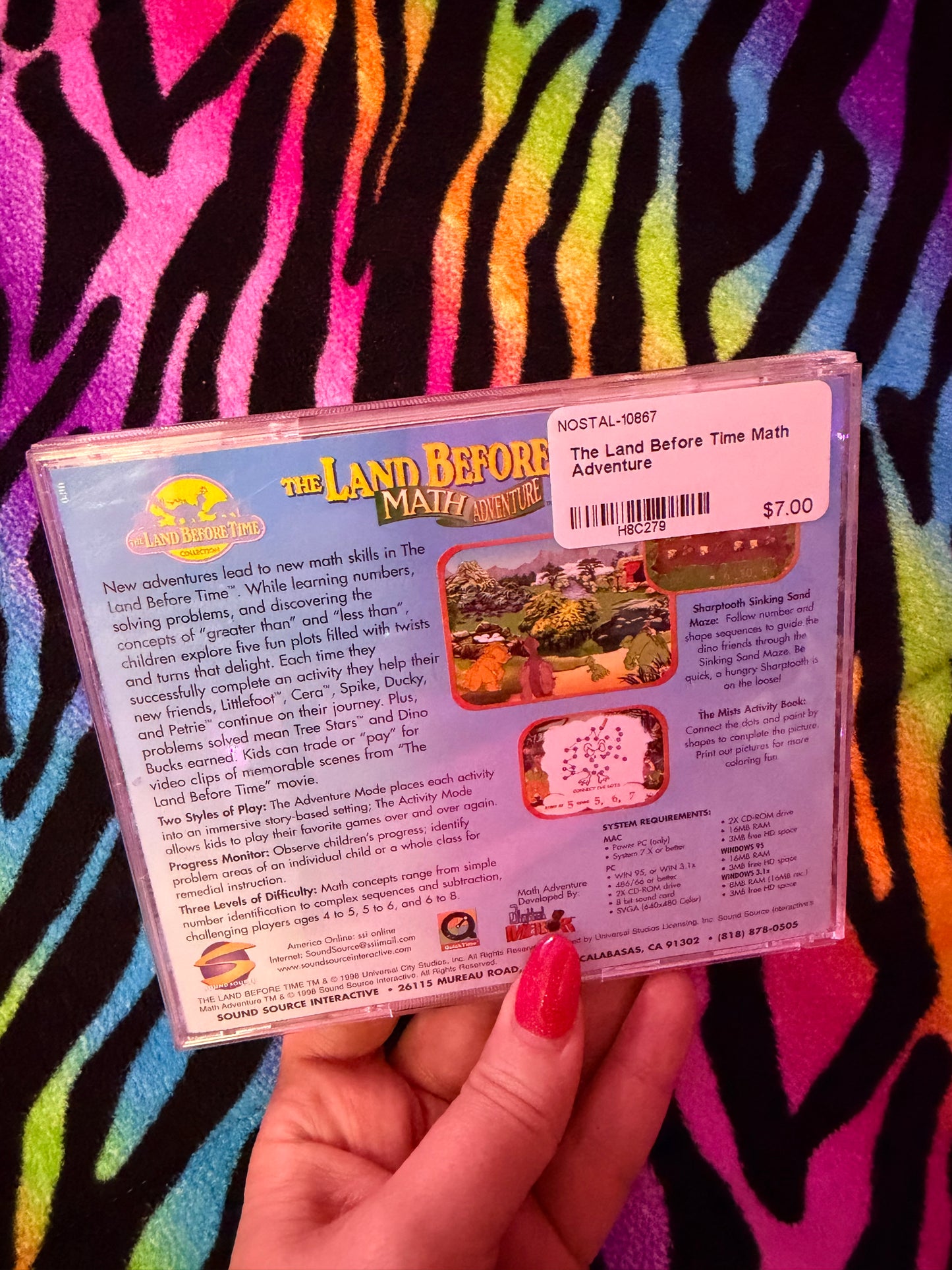 The Land Before Time Math Adventure Game