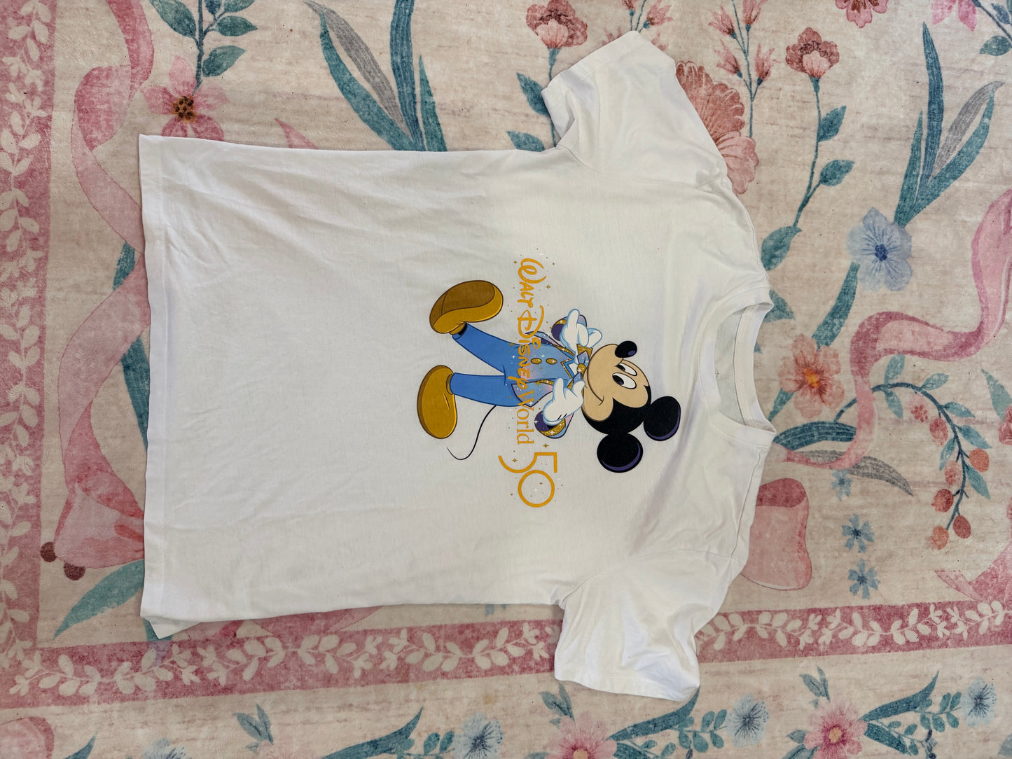 Disney world 50th anniversary tee - around a size small