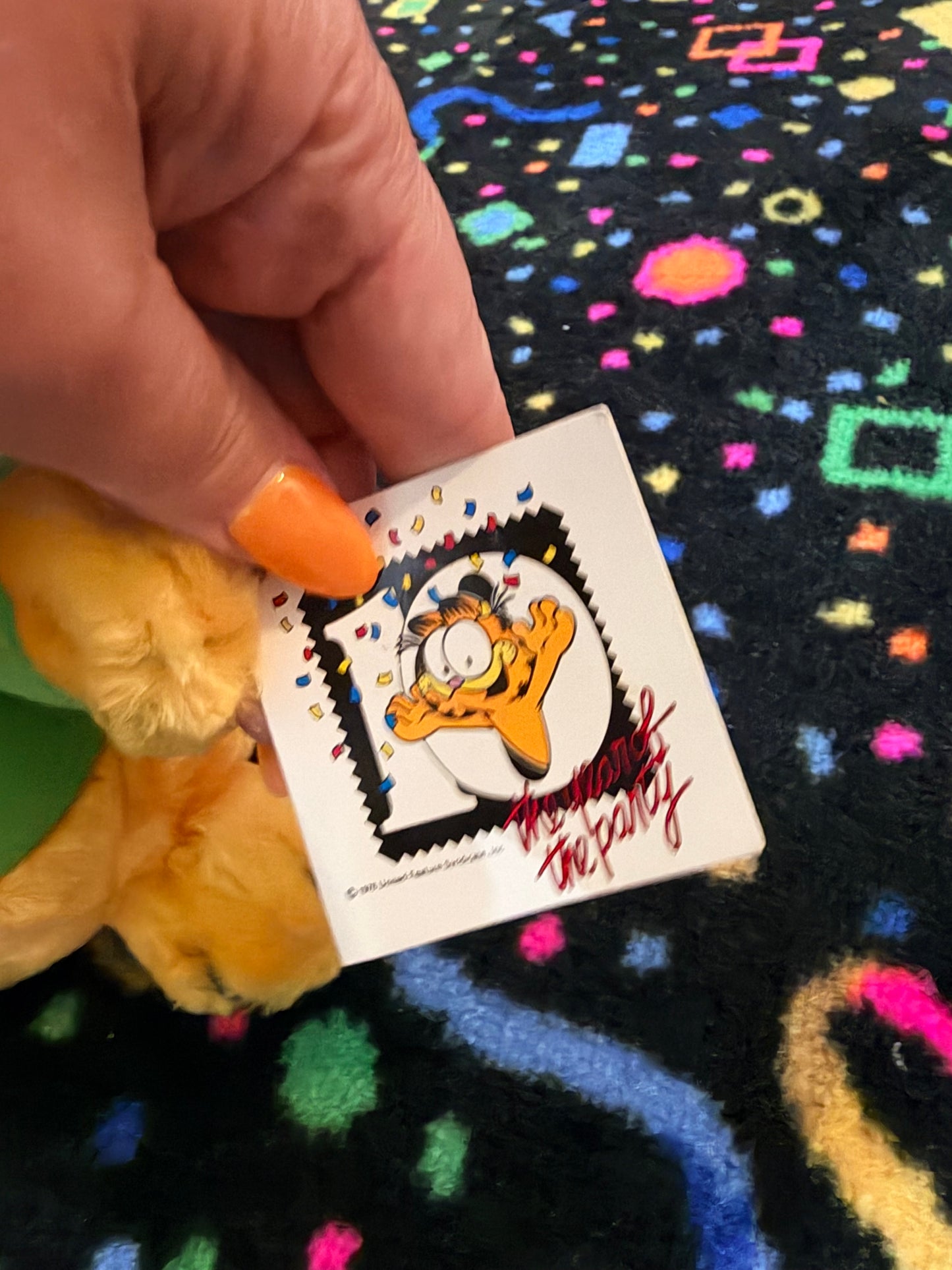 1988 Golf Garfield plush