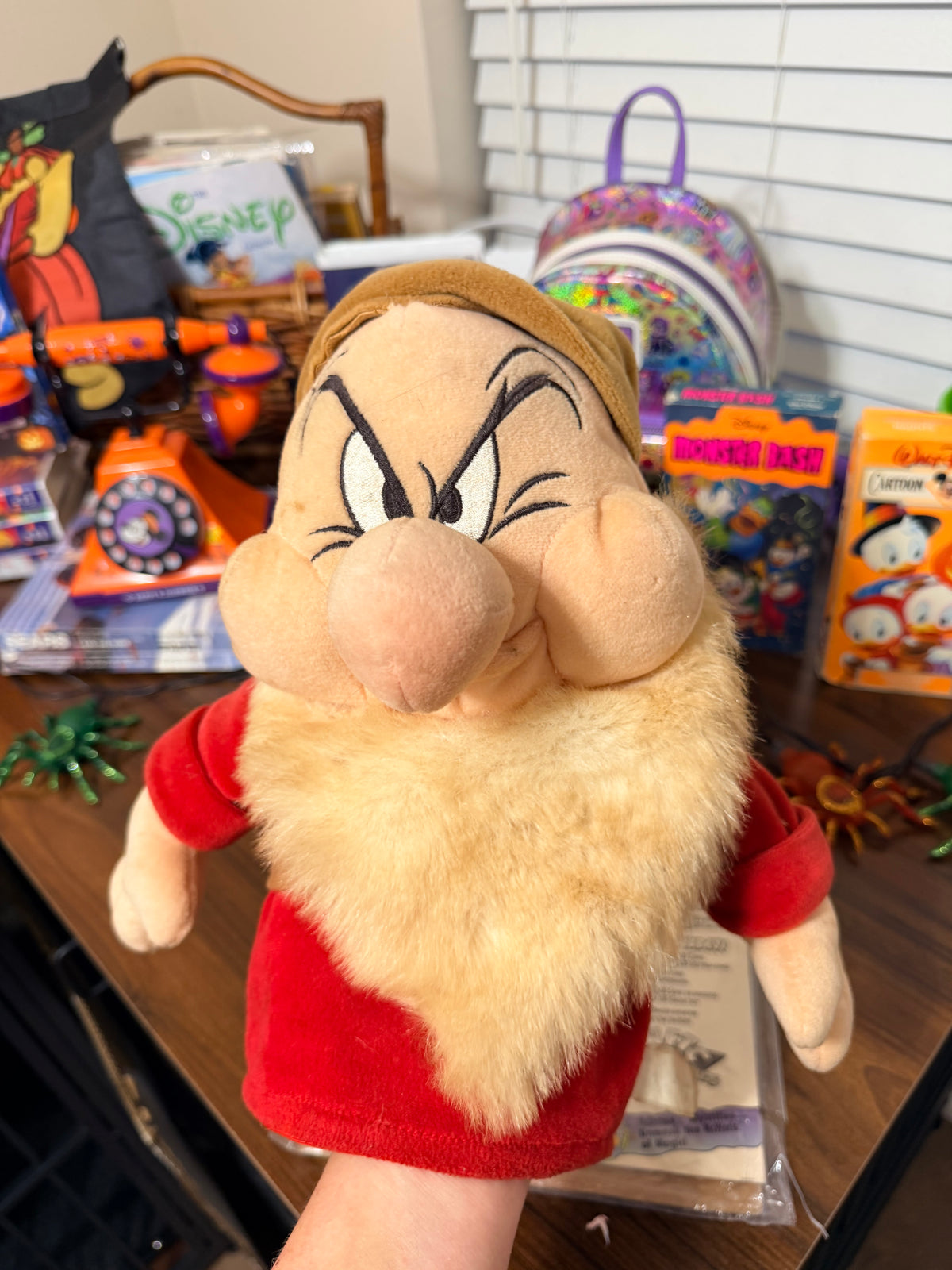 Vintage Grumpy Hand Puppet