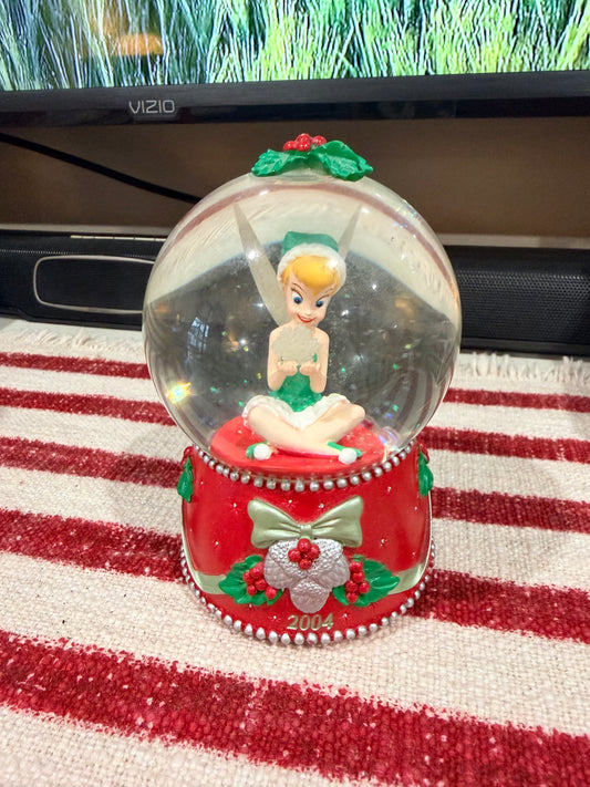 2004 Christmas Tinkerbell snow globe