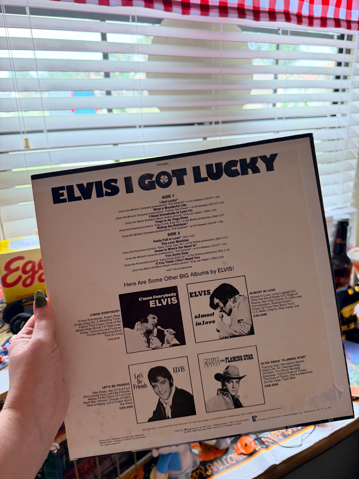 Elvis - I Got Lucky Vinyl record