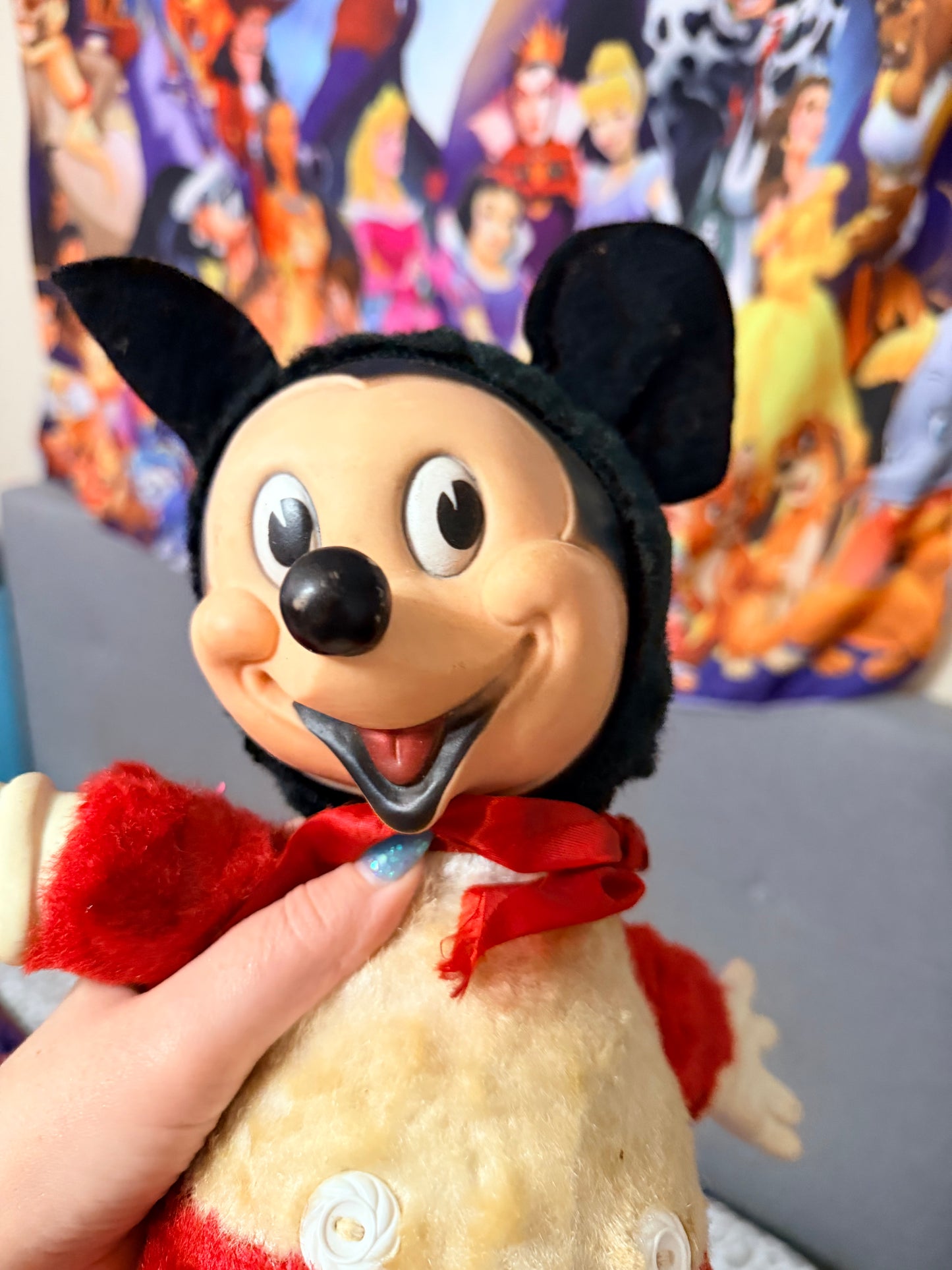Vintage 50’s-60’s Mickey Plush