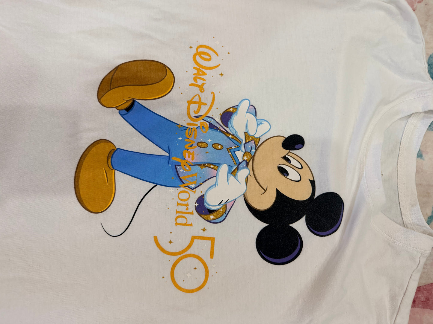 Disney world 50th anniversary tee - around a size small