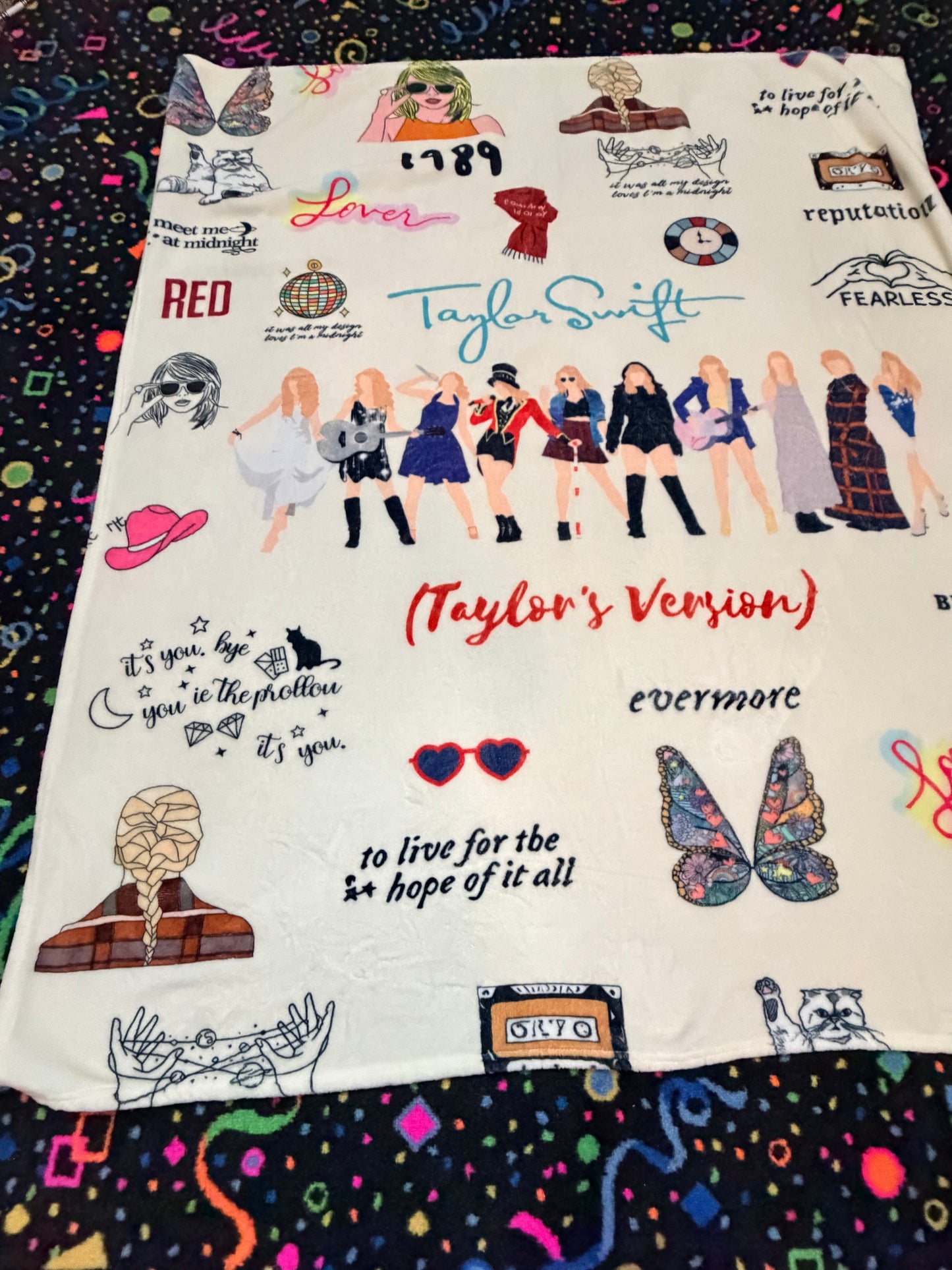 Taylor Swift Eras blanket