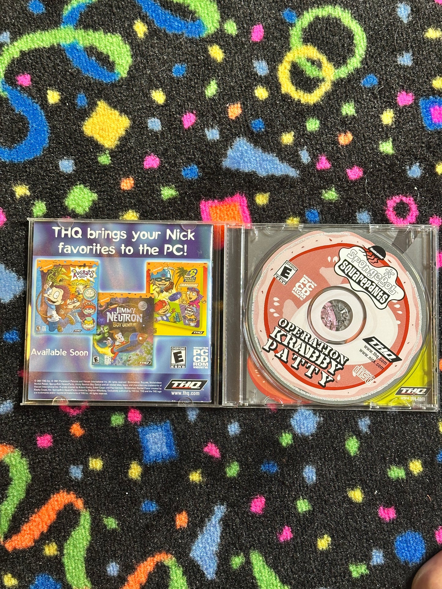 SpongeBob SquarePants Operation Krabby Patty PC CDROM