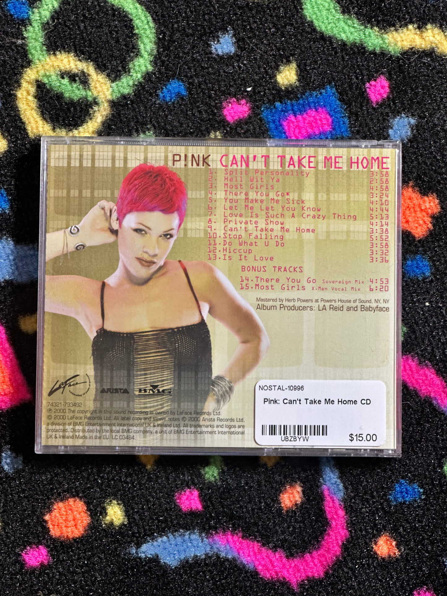 Pink: Can’t take me home