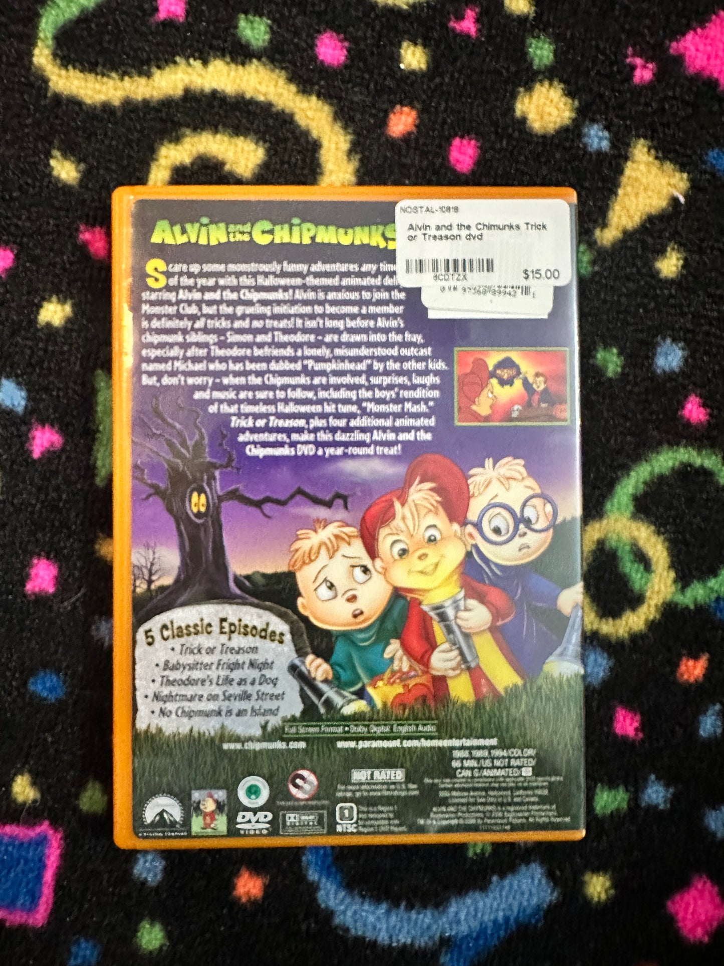 Alvin and the Chipmunks Trick or Treason DVD