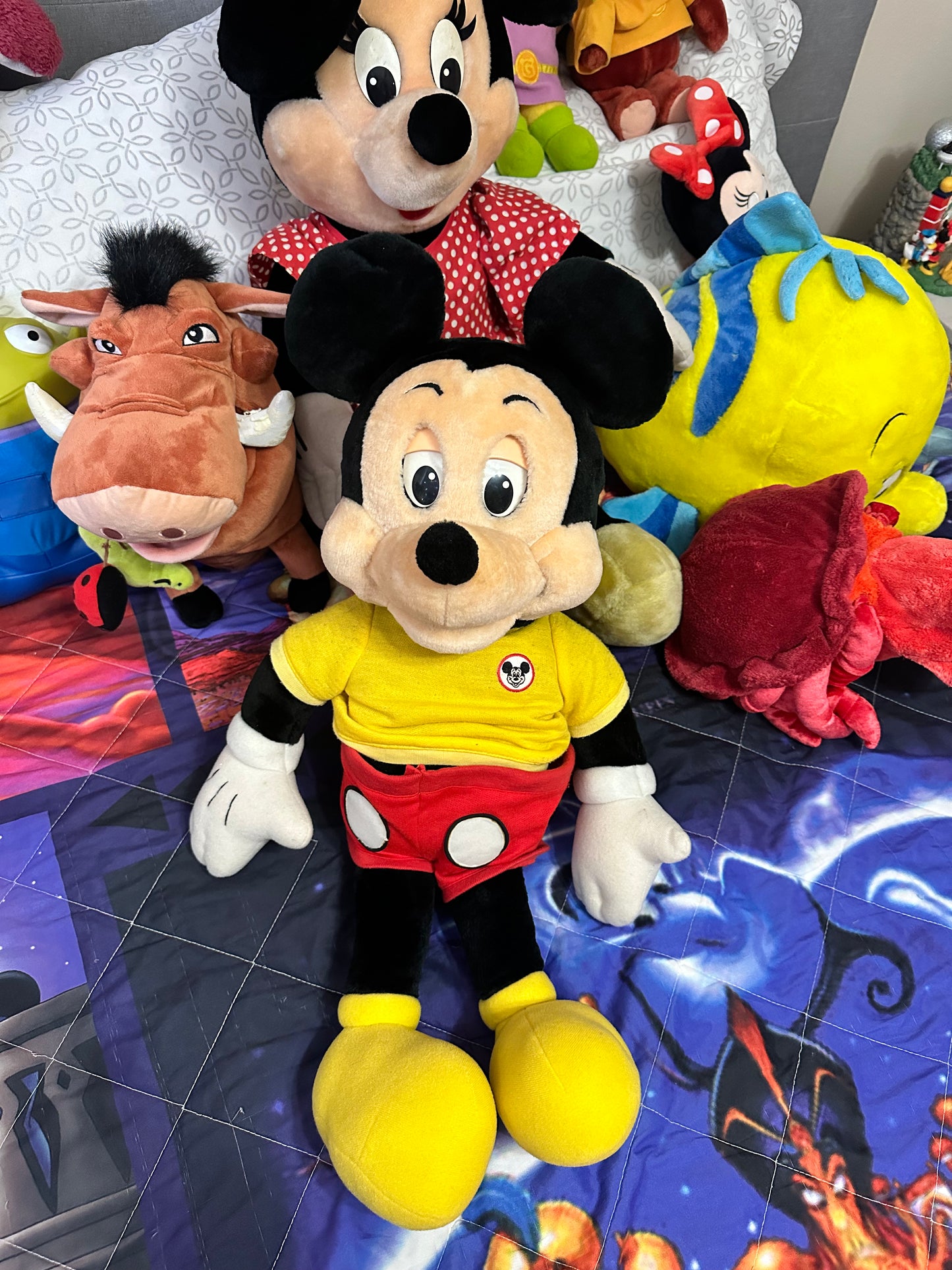 VINTAGE 1986 TALKING MICKEY MOUSE WORLD OF WONDER PLUSH*