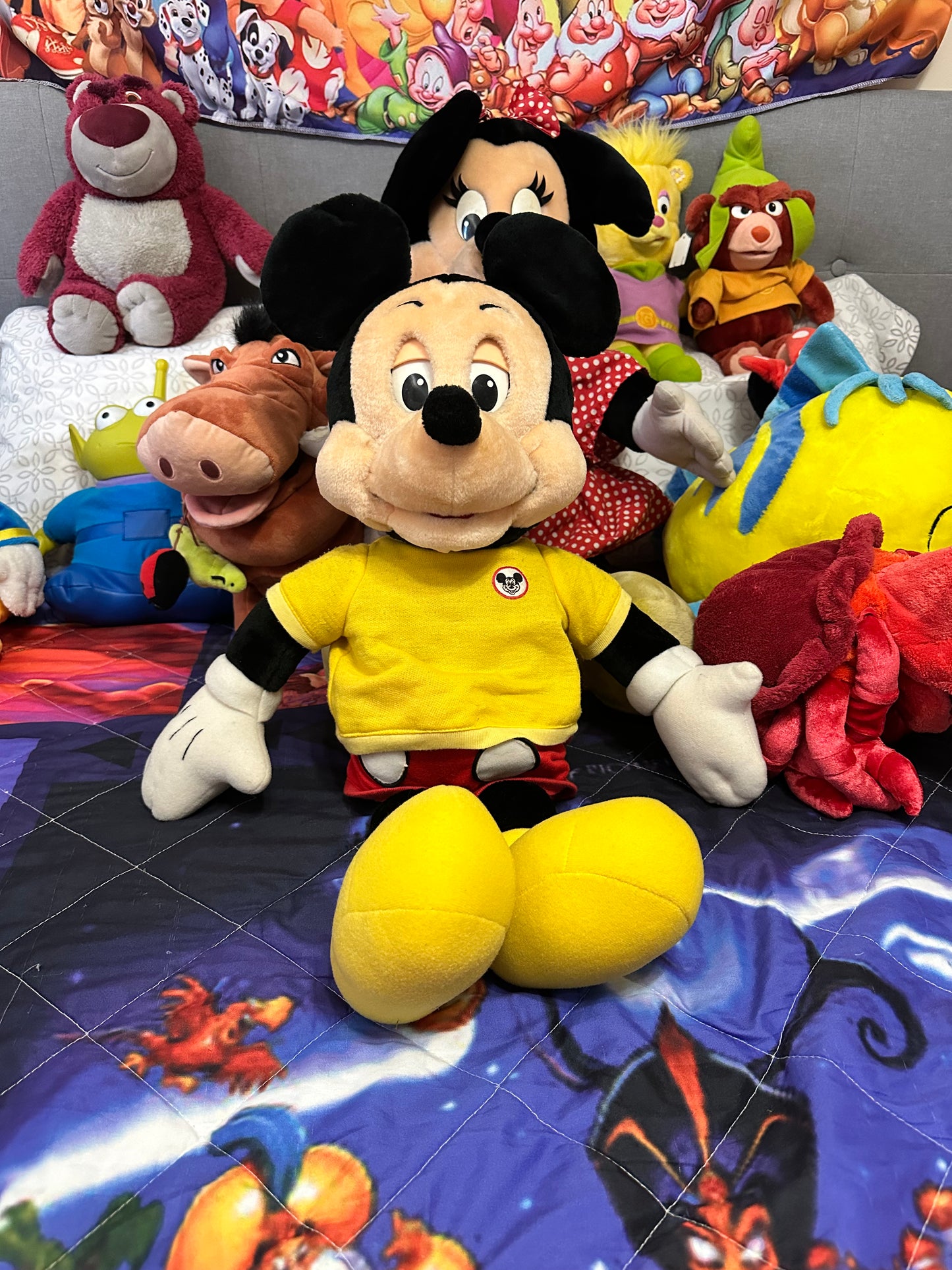 VINTAGE 1986 TALKING MICKEY MOUSE WORLD OF WONDER PLUSH*