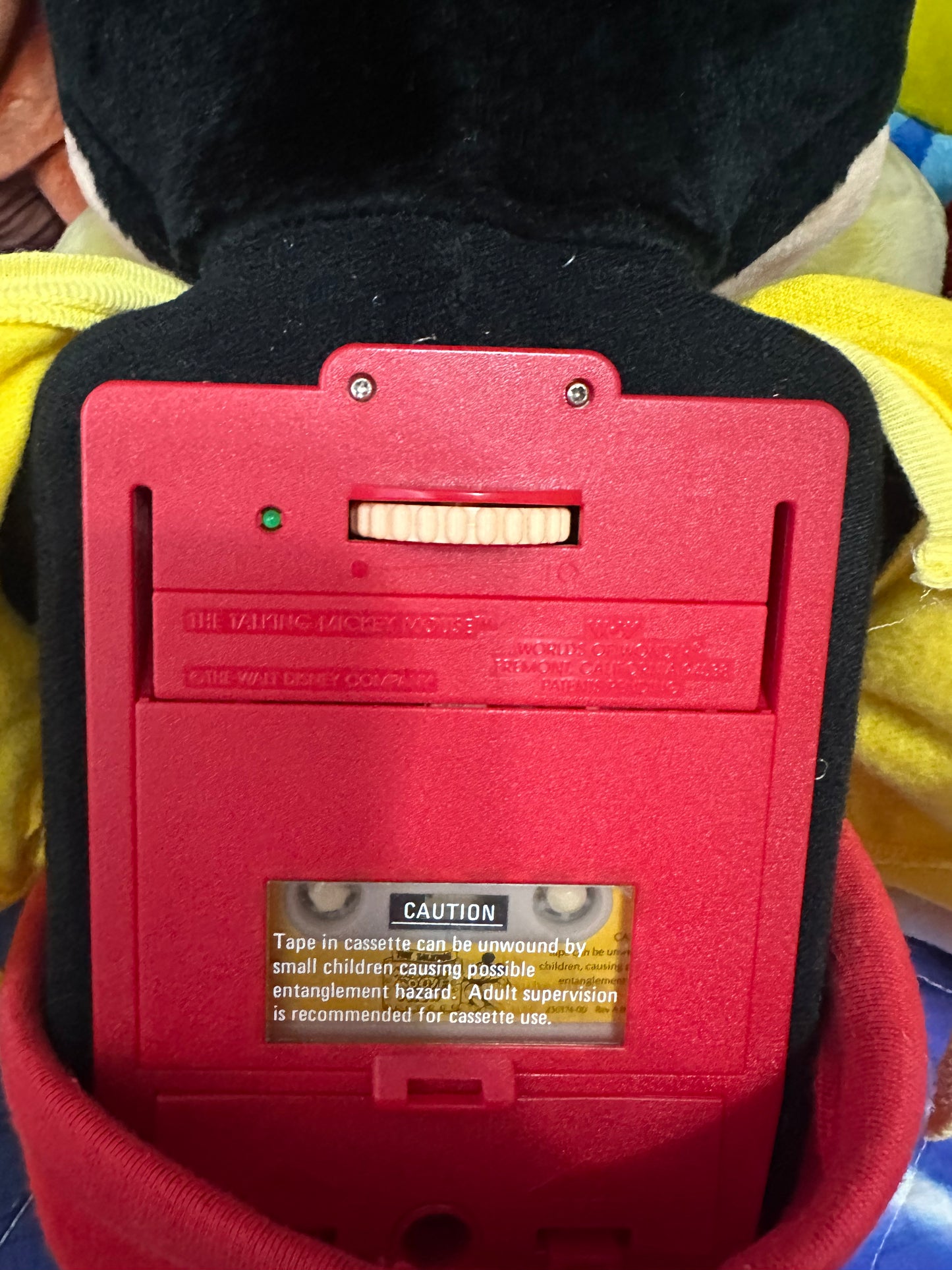 VINTAGE 1986 TALKING MICKEY MOUSE WORLD OF WONDER PLUSH*