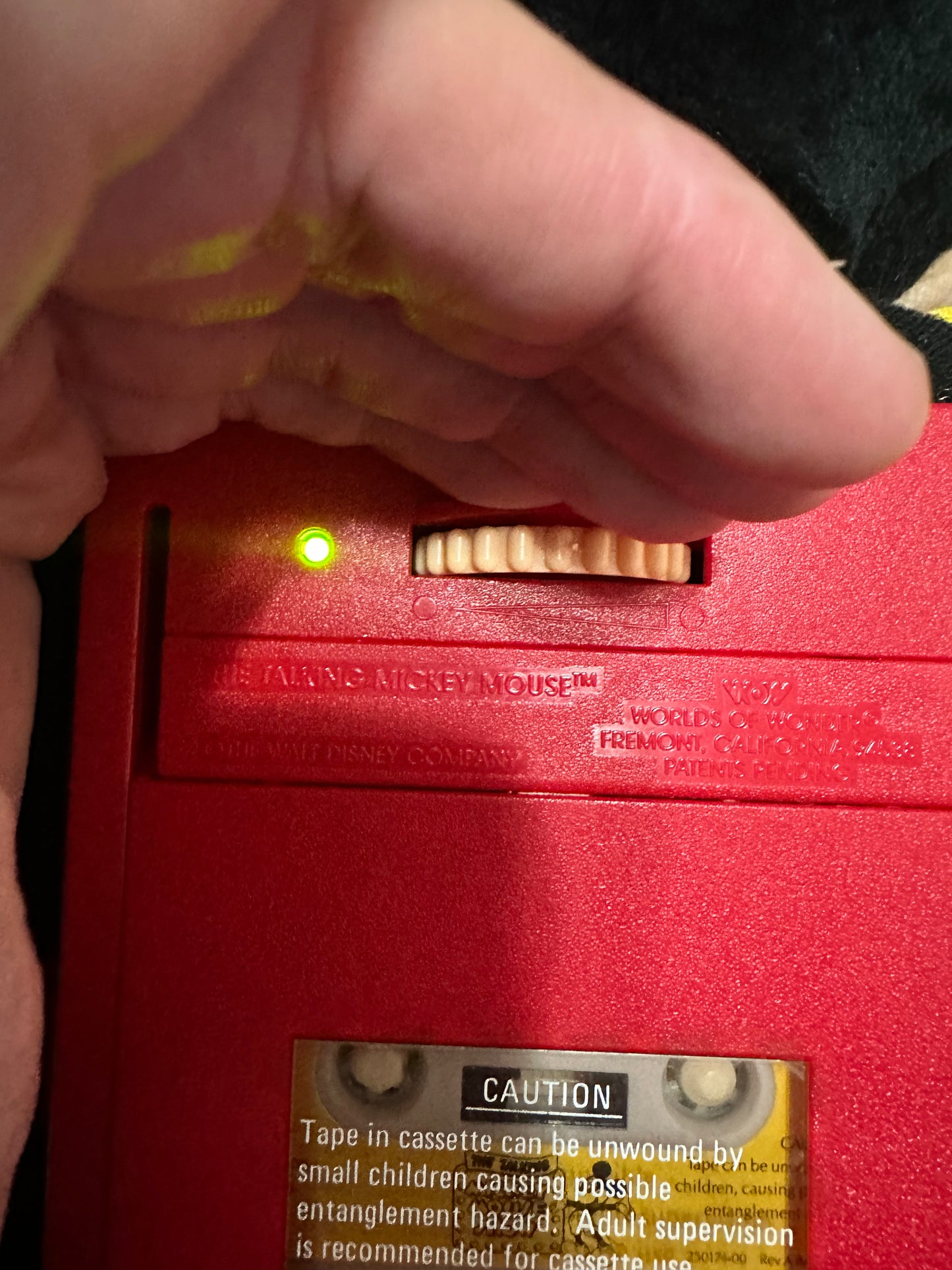 VINTAGE 1986 TALKING MICKEY MOUSE WORLD OF WONDER PLUSH*