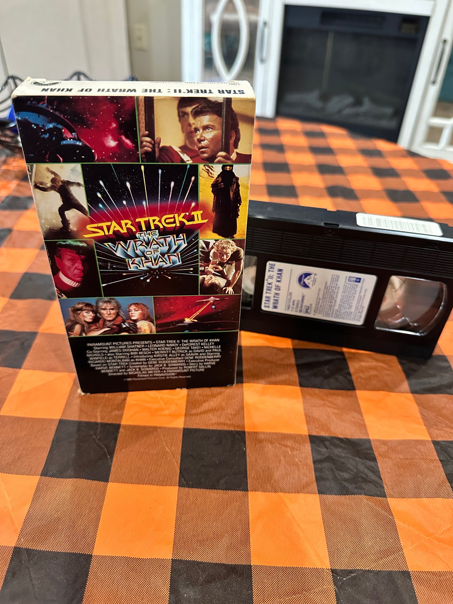Star Trek II The Wrath of Khan vhs