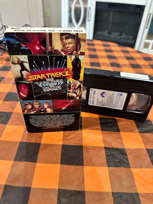 Star Trek II The Wrath of Khan vhs