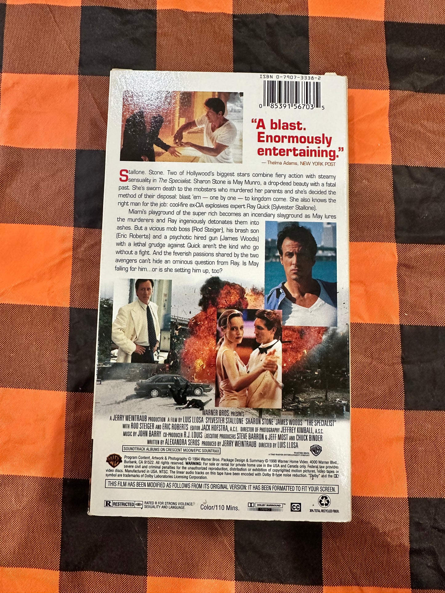 The Specialist VHS