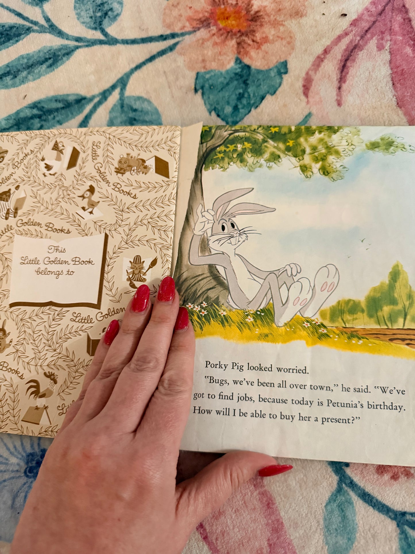 Porky Pig and Bugs Bunny Goldenbook