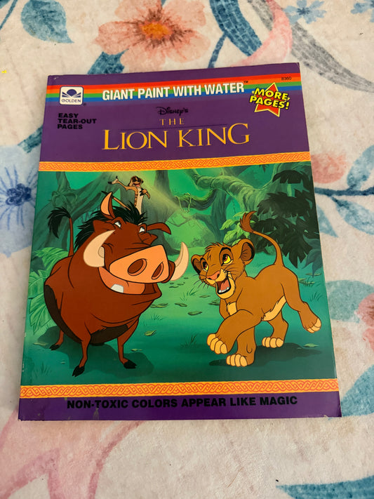 1994 Giant Paint with color Lion King book