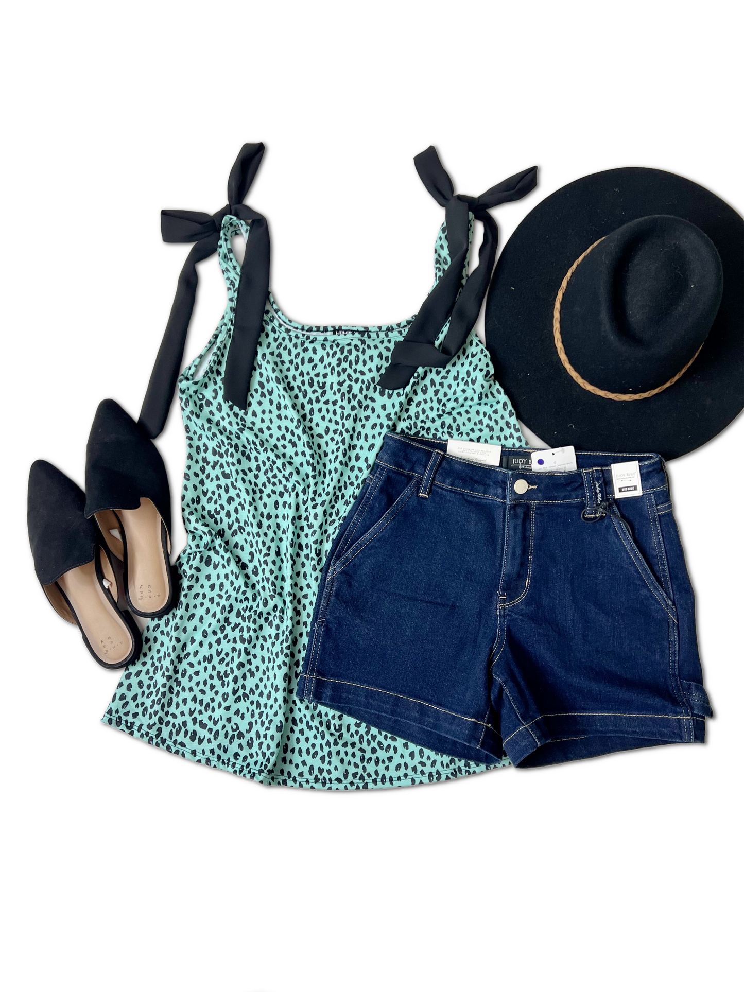 BOW-TIFUL AND WILD SLEEVELESS TOP