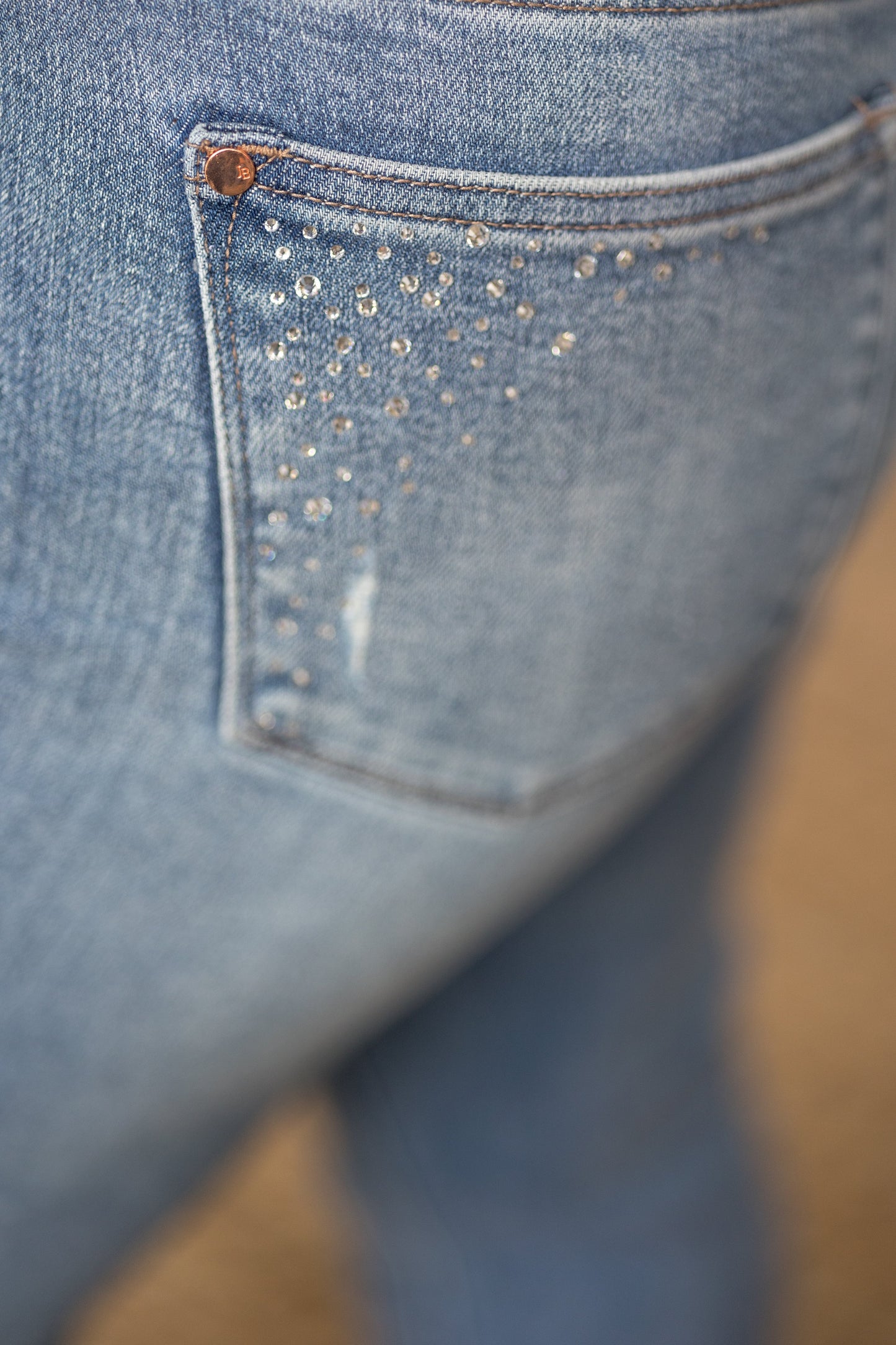 GIVE ME A LITTLE SPARKLE SLIM FIT JEANS