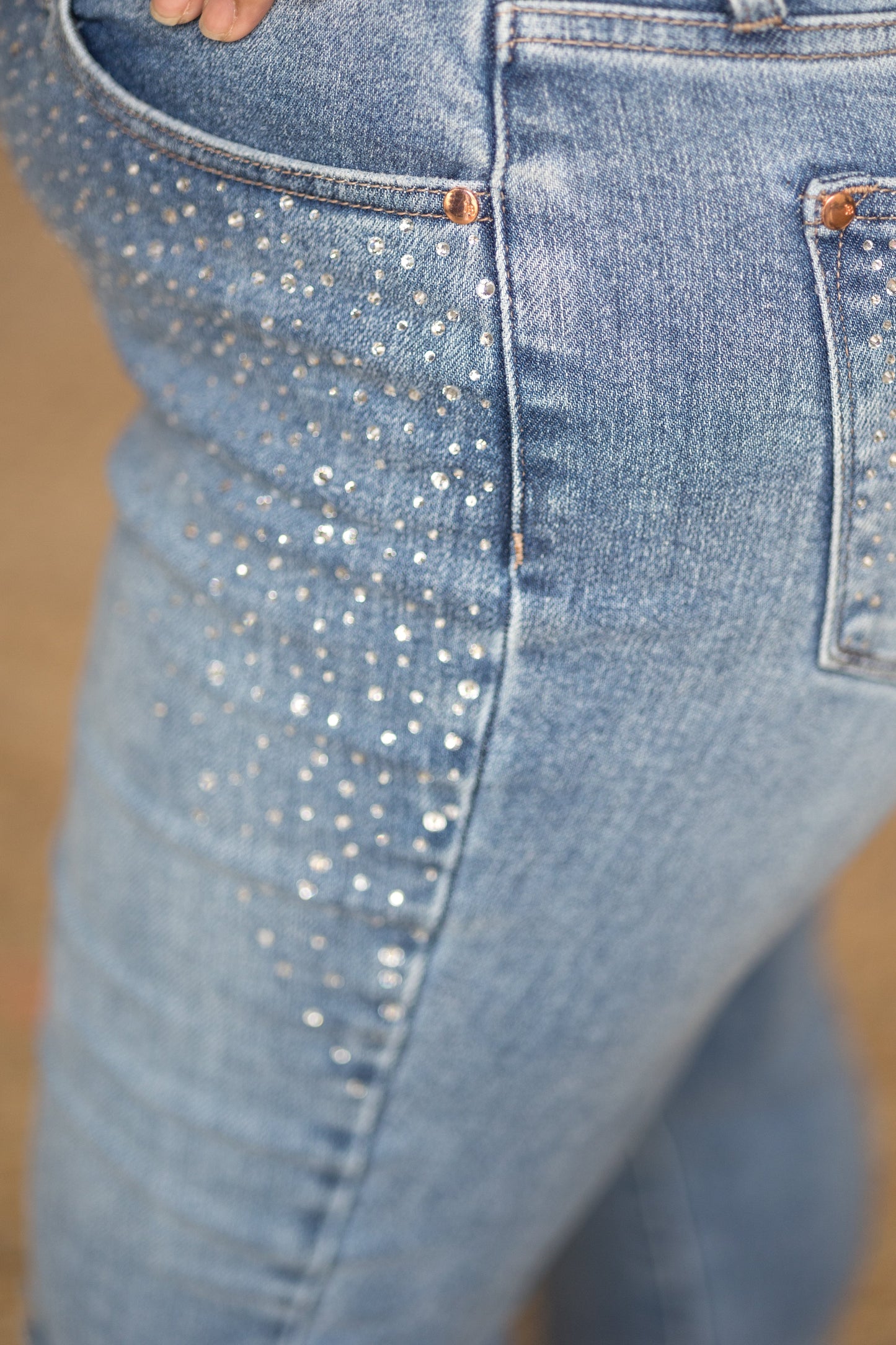 GIVE ME A LITTLE SPARKLE SLIM FIT JEANS