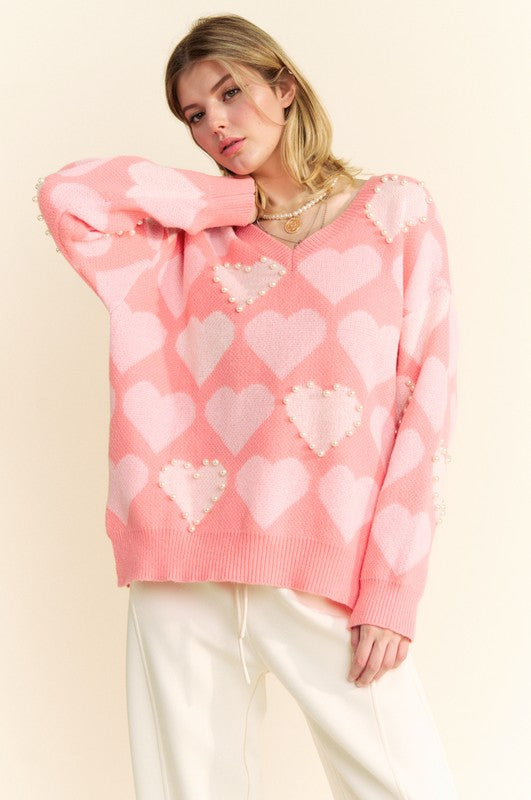 PEARL OF MY HEART SWEATER