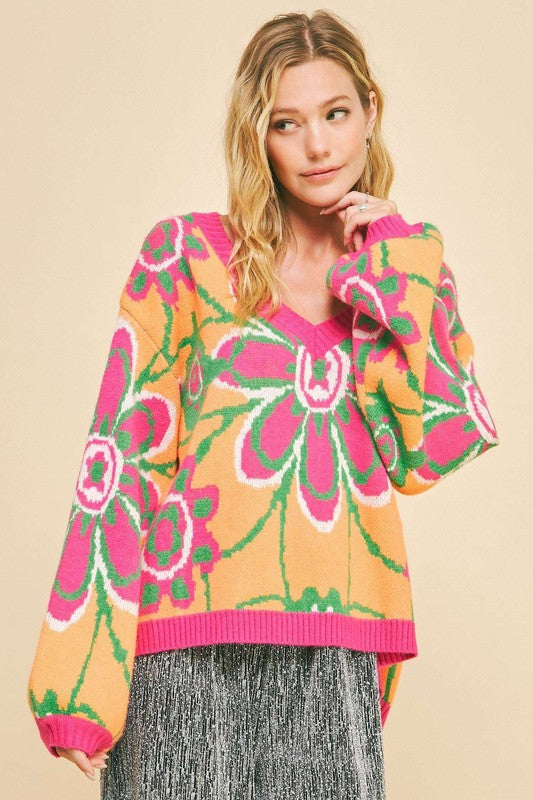 FESTIVE FLEUR KNIT