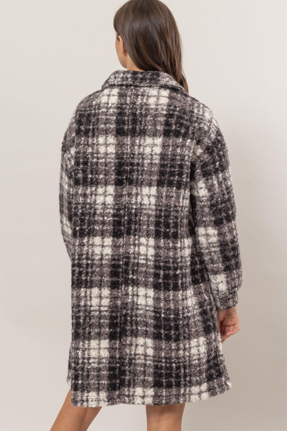 CIDER & SPICE PLAID SHACKET