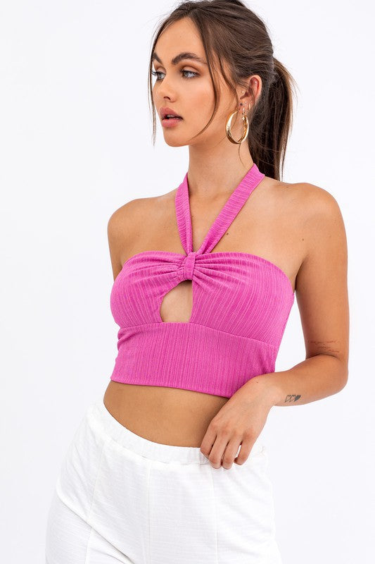 THE COLOR OF FRIENDSHIP CROP TOP